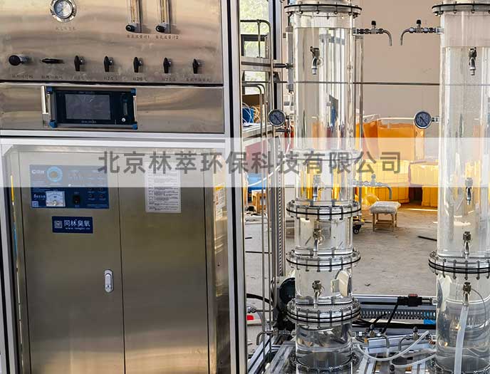 某所集成于臭氧中試裝置